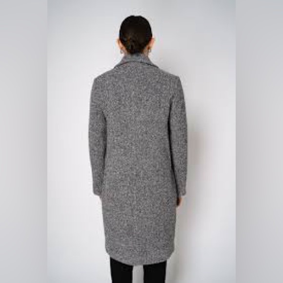 Soia&Kyo classic black and white boucle coat size M - Picture 4 of 16
